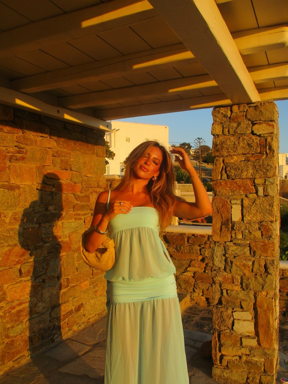 Light Blue Maxi Dress for Women - Elegant Strap Sundress